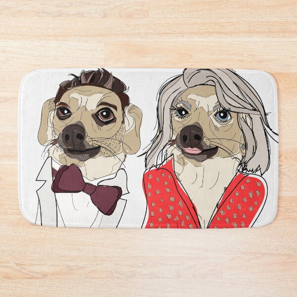 Item preview, Celebrity Dogs-Live with Ryan Chew-Crest and Kelly Ruff-A designed and sold by sketchandpaws.