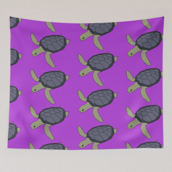 Item preview, Purple Sea Turtle designed and sold by KangarooTales.