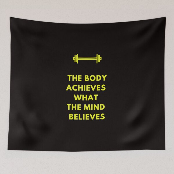 Item preview, THE BODY ACHIEVES WHAT THE MIND BELIEVES  designed and sold by vynguyen2905.