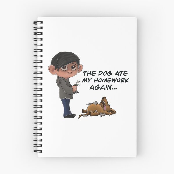 Item preview, “The Dog Ate My Homework Again...” designed and sold by troyanthonyart.