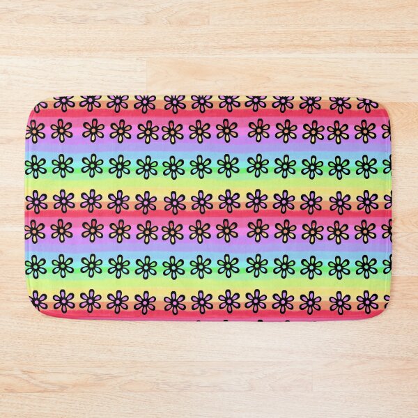Item preview, Rainbow Flowers on Rainbow designed and sold by sillybanana.