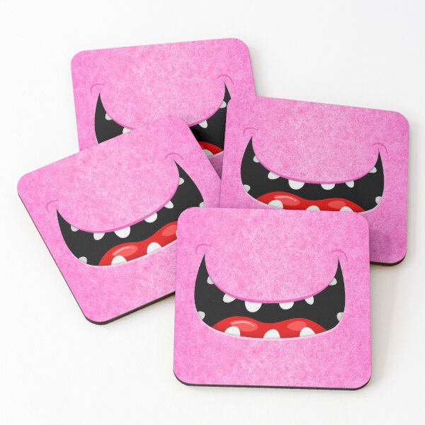 Item preview, Funny Smile Pink Fuzzy Monster Mouth designed and sold by wheedesign.