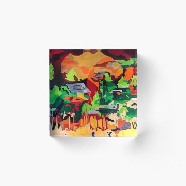 Fire Season Acrylic Block