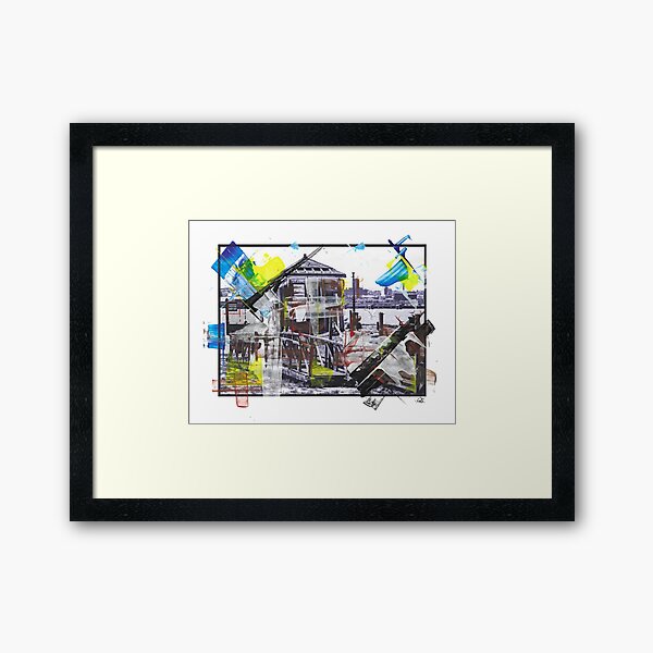 DERELICTION - Watchmans Hut, Pier Head, Liverpool - MOP-0004A Framed Art Print