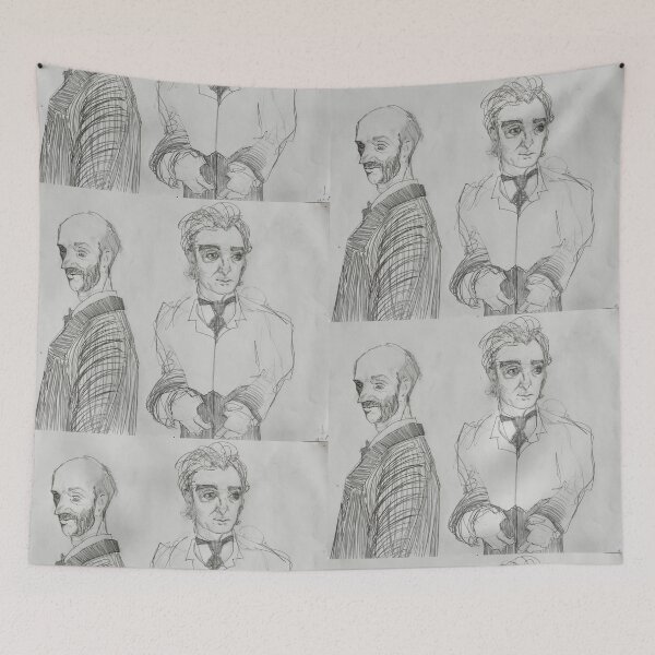 Item preview, Men in suits designed and sold by Estelle Bajou.