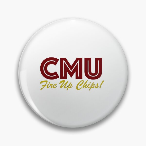 Item preview, CMU Central Michigan University Fire Up Chips Design designed and sold by laurjensen.