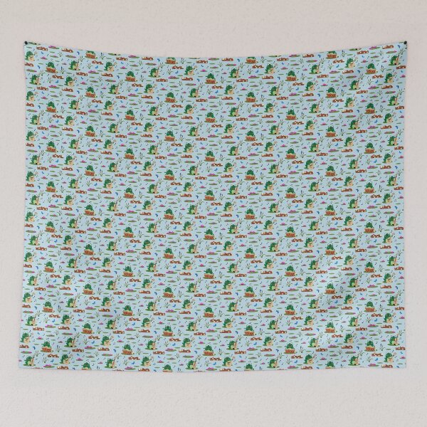 Item preview, Musical Frogs Playing Instruments on Lily Pads designed and sold by VintageStyle.