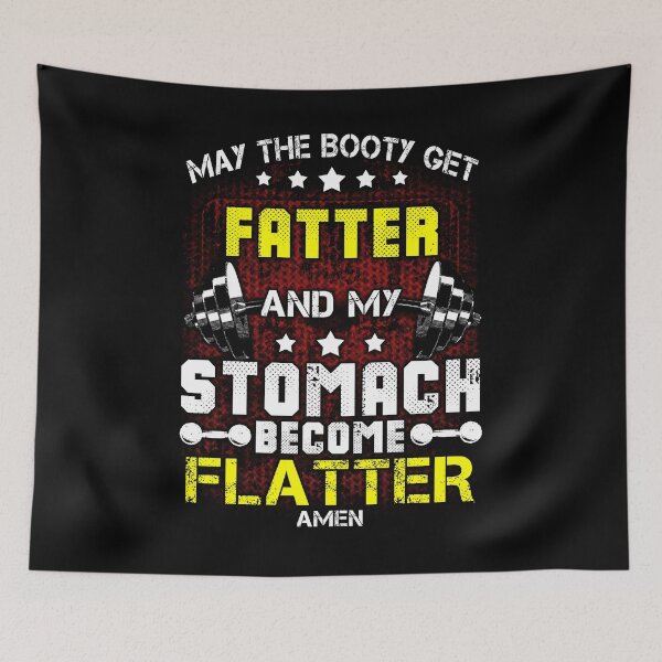 Item preview, Funny Fitness Flat Stomach Sixpack Trained Fat Booty Perfect Shape designed and sold by UniQueensShop.