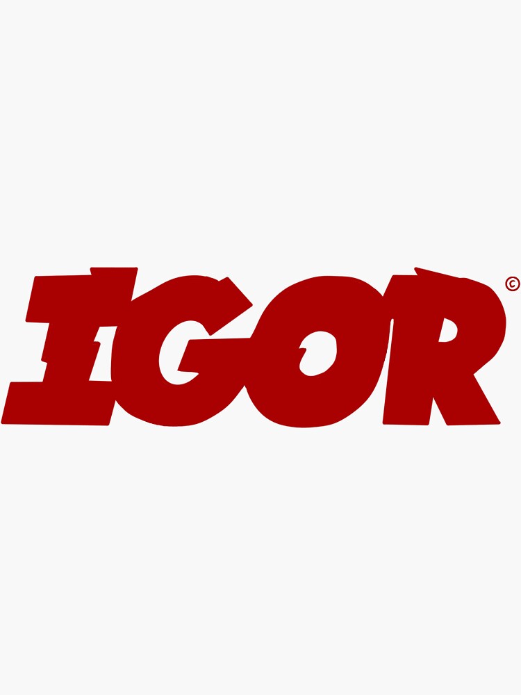 Igor Album Cover Sticker for Sale by th3realcece