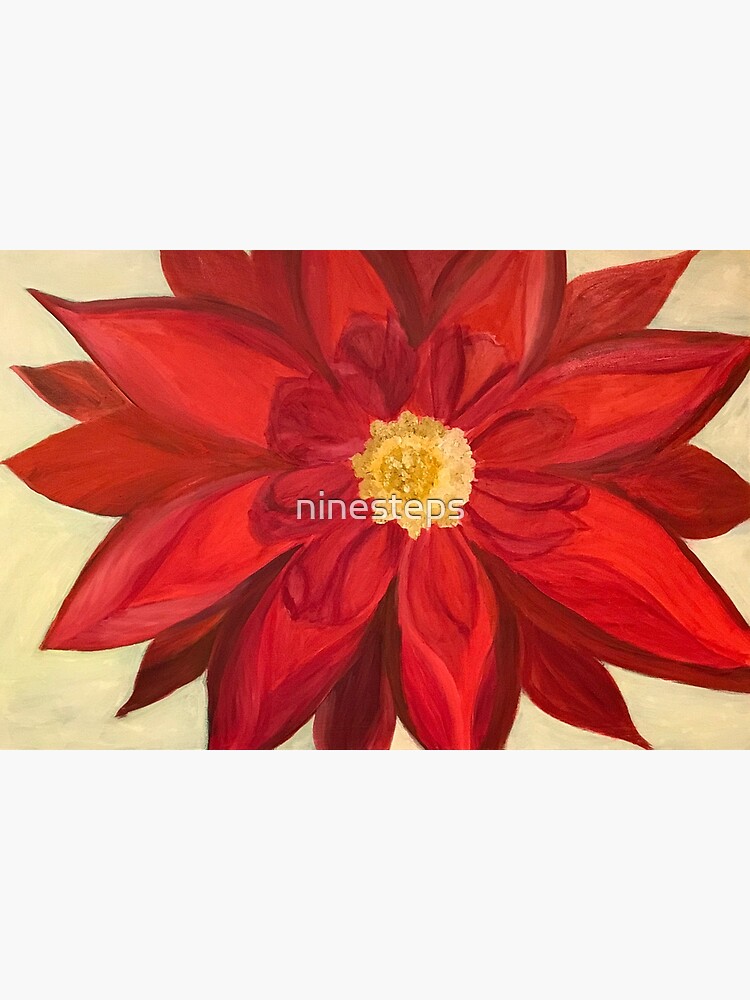 Red Dhalia - A Brightening Image by ninesteps