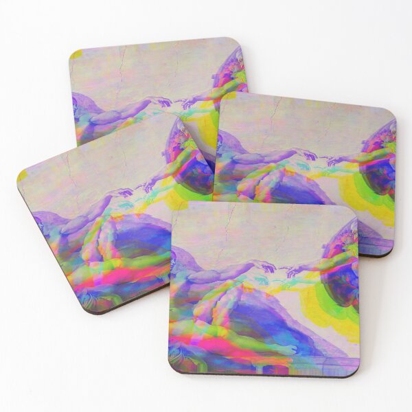 Item preview, The Creation of Adam from Michelangelo Glitched (Digitally Enhanced) designed and sold by Mr. Gattax.