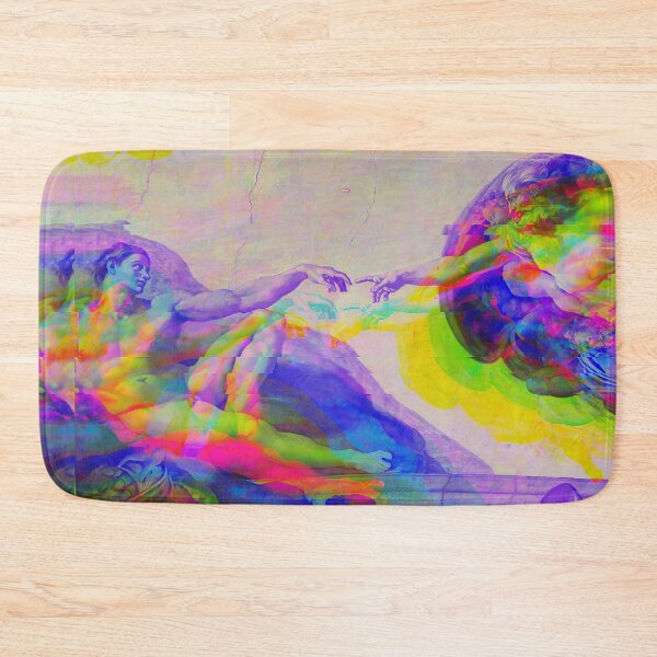 Item preview, The Creation of Adam from Michelangelo Glitched (Digitally Enhanced) designed and sold by Mr. Gattax.