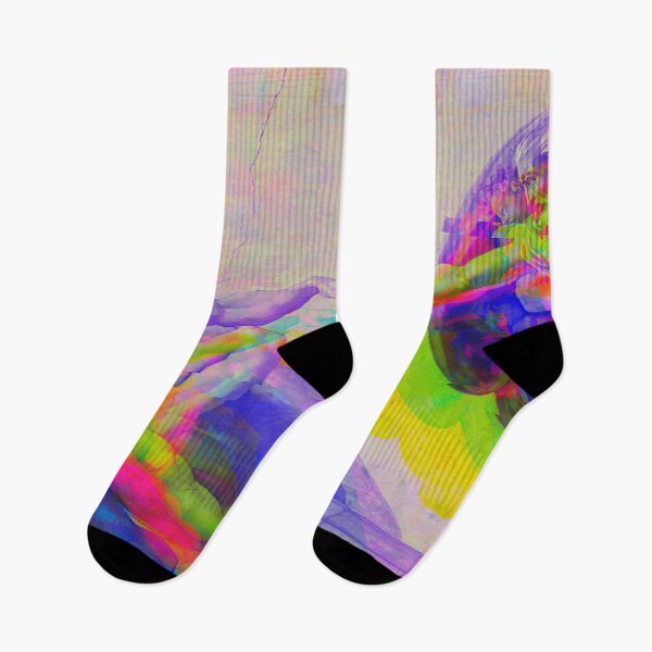 Item preview, The Creation of Adam from Michelangelo Glitched (Digitally Enhanced) designed and sold by Mr. Gattax.