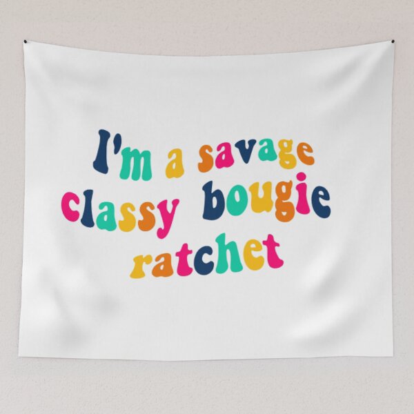 Item preview, Savage Lyrics Retro Sticker designed and sold by JHuiYanLi.