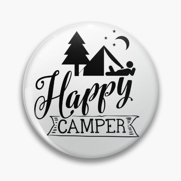 Item preview, Happy Camper, special gift for Campers or Van lifers, Modern Nomads, Van Lovers, Mountaineers designed and sold by popotamfriends.