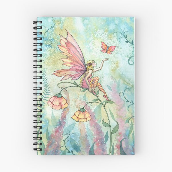 Item preview, Free Fairy and Butterfly Art Watercolor Illustration  designed and sold by Molly  Harrison.