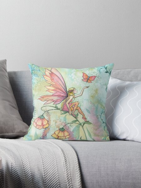 Item preview, Free Fairy and Butterfly Art Watercolor Illustration  designed and sold by Molly  Harrison.