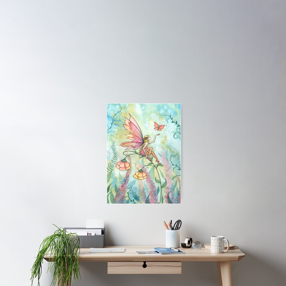 Free Fairy and Butterfly Art Watercolor Illustration Free Fairy and Butterfly Art Watercolor Illustration