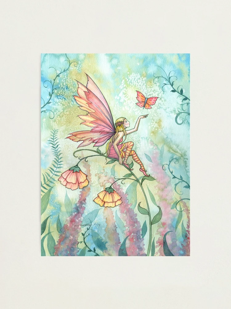 Butterfly Fairy original watercolor painting | Shop