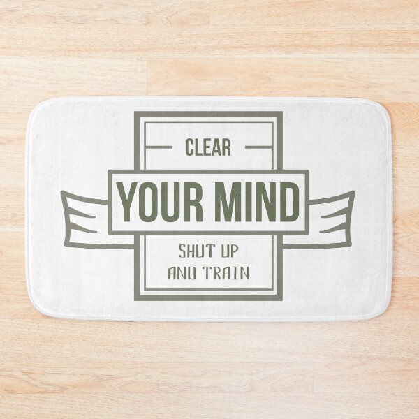 Item preview, Clear Your MIND Shut Up And TRAIN ✪ Calisthenics Gym Fit Fam Workout Motto for Training Session designed and sold by Naumovski.