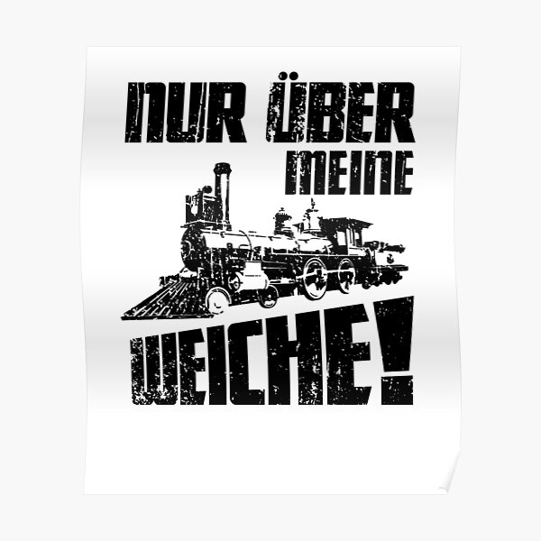 Poster Lokführer Redbubble