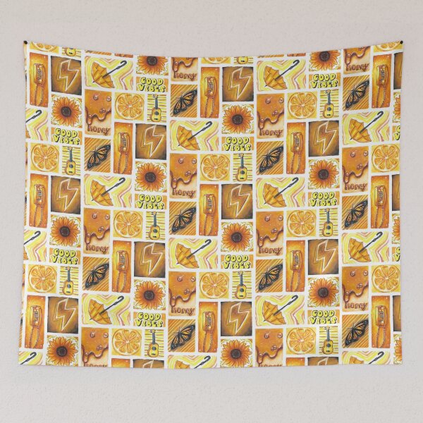 Item preview, Hand drawn yellow aesthetic designed and sold by Ocean-Arts.