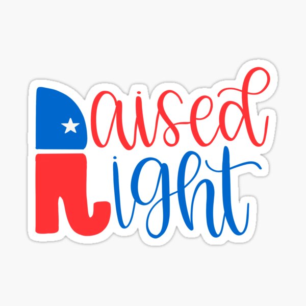 "Raised right" Sticker for Sale by adisensmith Redbubble
