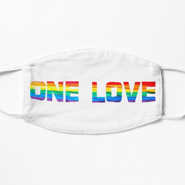 One love Flat Mask