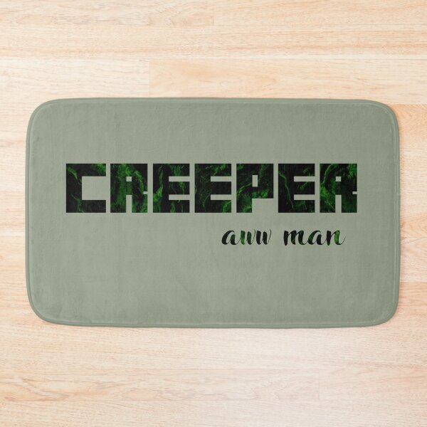 Item preview, creeper aww man designed and sold by MiaNotMaya.