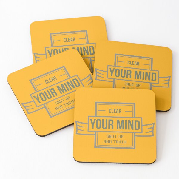 Item preview, ✪ Clear Your MIND Shut Up And TRAIN ✪ Fitness Gym Workout Motto for FitFam Training Session designed and sold by Naumovski.