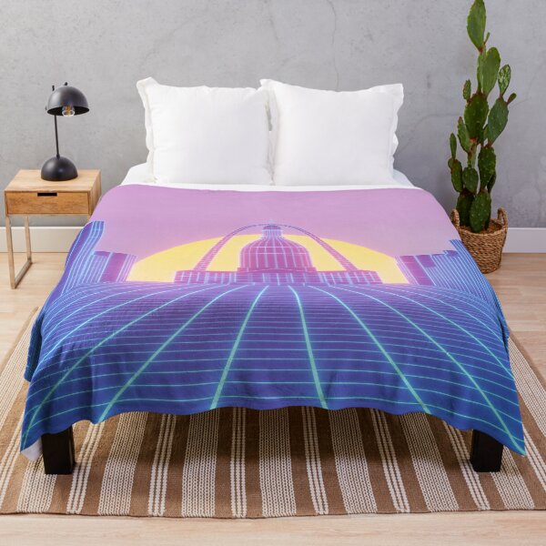 Item preview, St. Louis Arch Outrun - Blue/Pink designed and sold by taokyi.