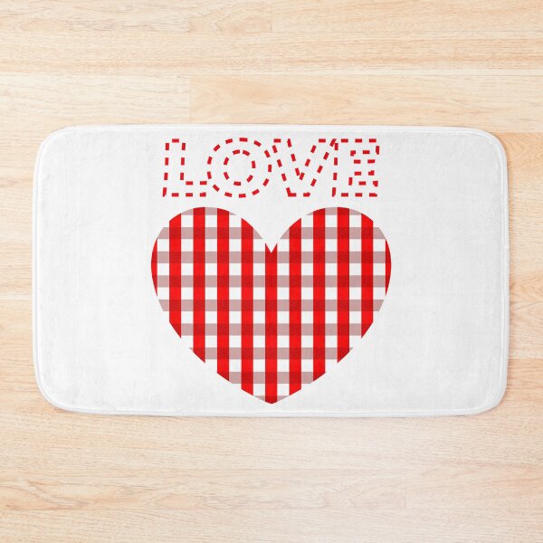 Item preview, Love love heart checkered designed and sold by ChrissiCreation.