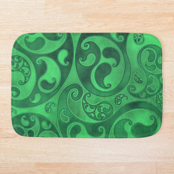 Item preview, Patrón de espirales y espirales verde esmeralda designed and sold by RootSquare.