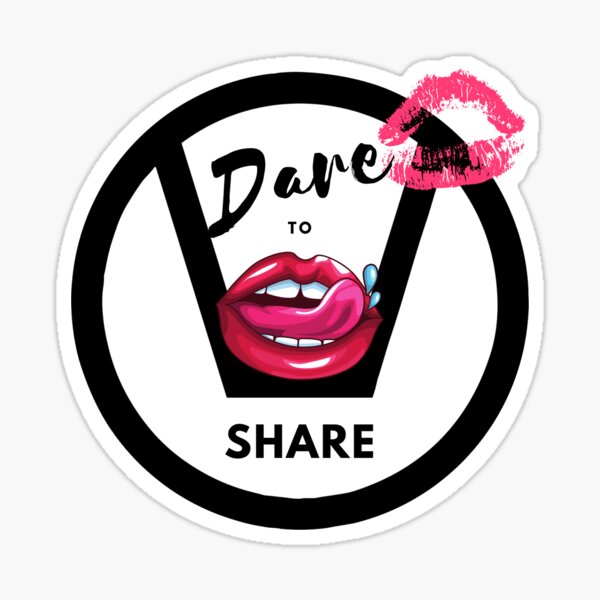 Dare To Share Swingers Sticker