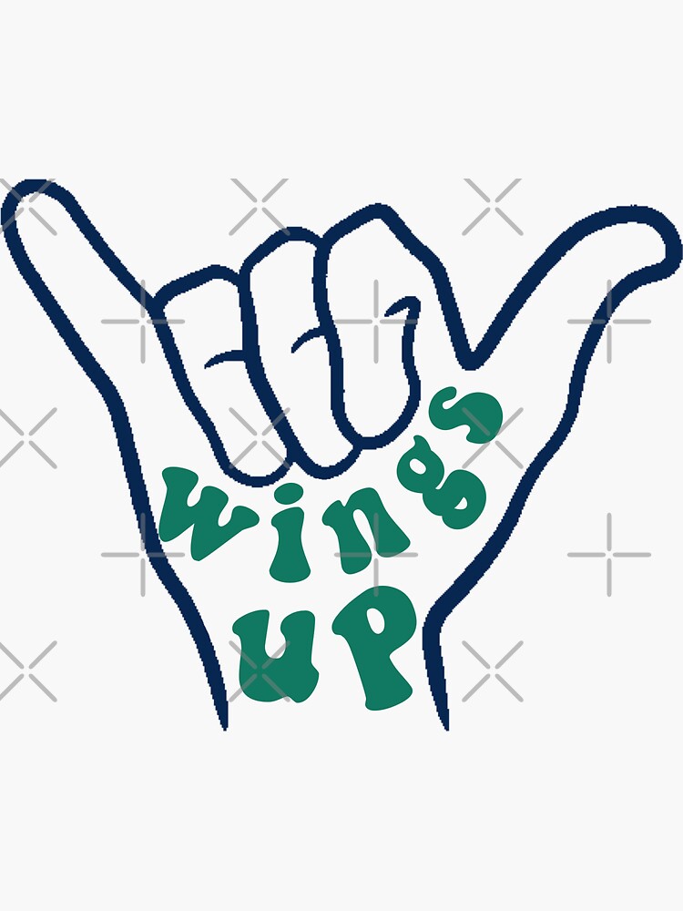 "FGCU Wings Up" Sticker for Sale by graciedough Redbubble