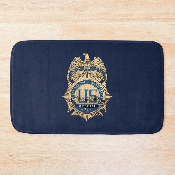 Item preview, Drug Enforcement Administration - DEA Special Agent Badge over Blue Velvet designed and sold by Serge Averbukh Art Studio.