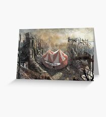 Tarjeta de felicitación Zombie Circus