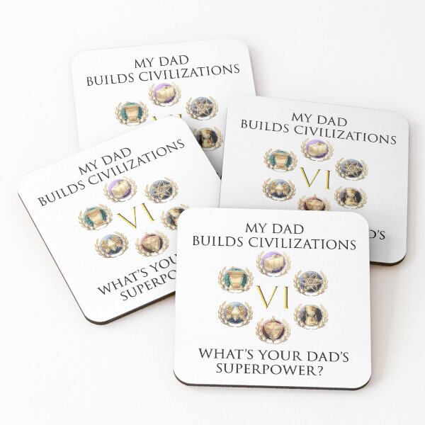 Item preview, Civ VI My Dad's Superpower designed and sold by Image NDesign.