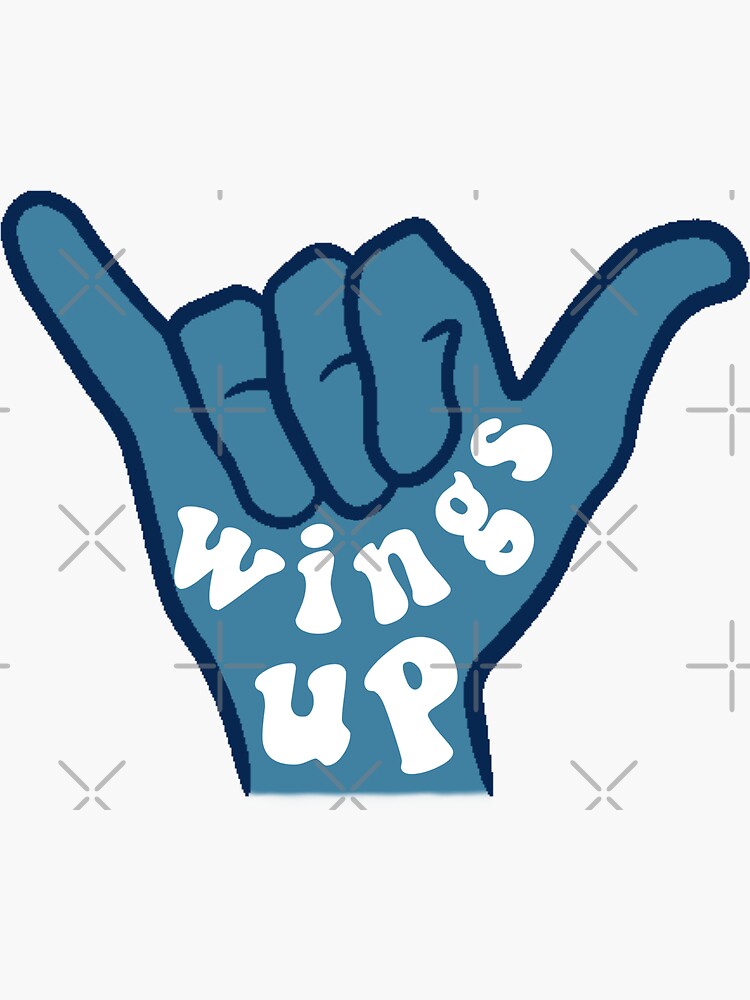 "FGCU Wings Up" Sticker for Sale by graciedough Redbubble