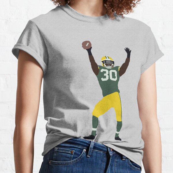 Lulu Grace Designs Green Bay Packers Inspired Glitter Top: NFL Football Fan Gear & Apparel M / Ladies V-Neck Tee