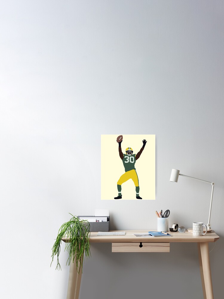 Jamaal Williams Football Dance Poster for Sale by vordeman