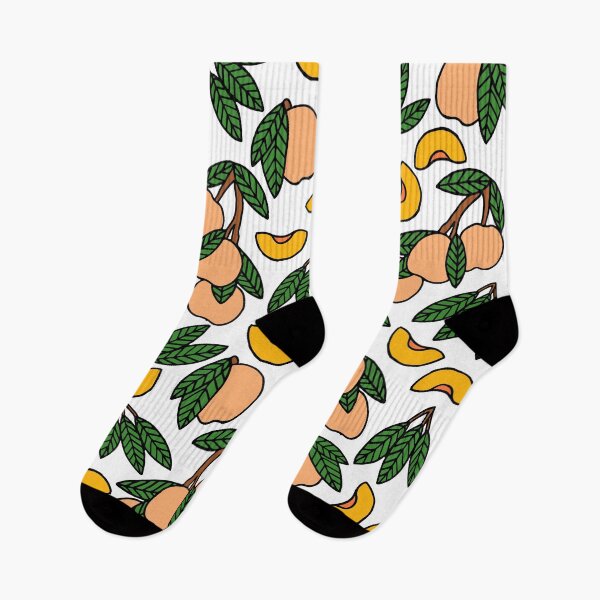 Item preview, Summer Peaches || Fruit || Tree || Nature || Pattern  designed and sold by Hilary Leslie.