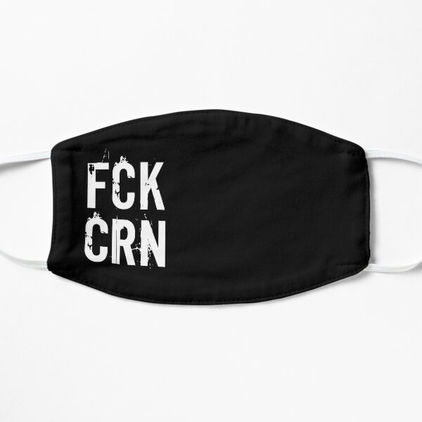 #FCK CRN Gesichtsmaske Maske Corona Schutz staysafe  Flache Maske