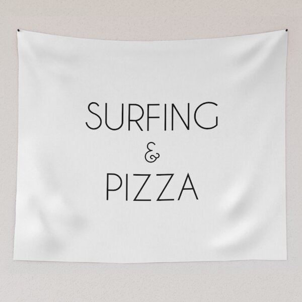 Item preview, Surfing and Pizza designed and sold by jackknite.