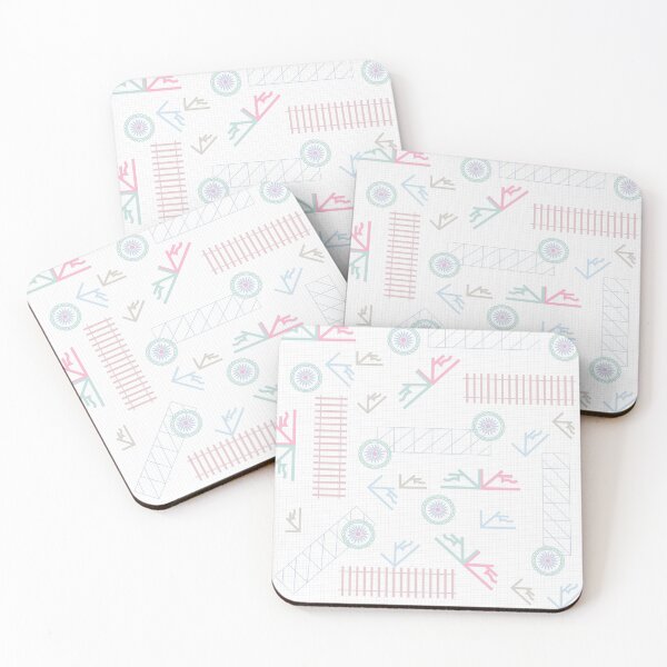 Item preview, White and Pastel Industrial Mancester Railways designed and sold by shadowbright.