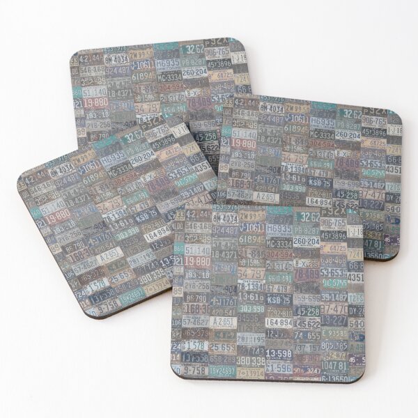Item preview, Vintage USA License Plates designed and sold by Maren Misner.
