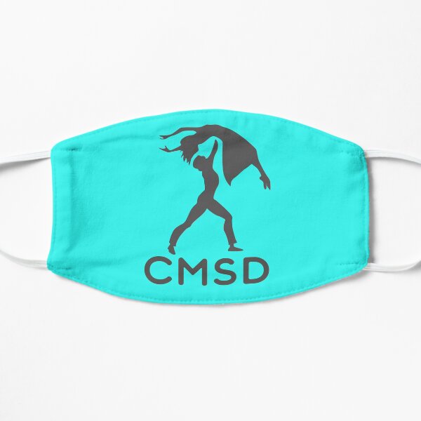Teal Char-Mar School of Dance Simplistic Logo Mask