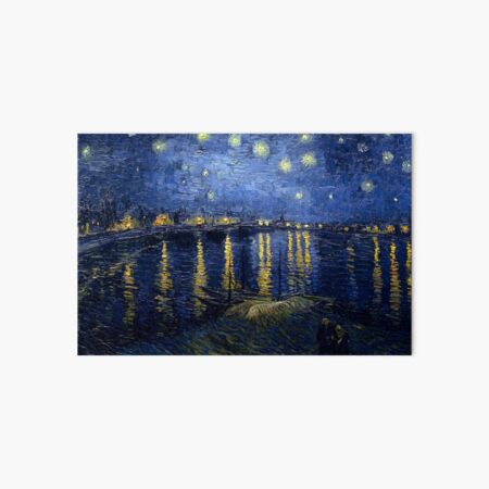 Starry Night Over the Rhone by Vincent van Gogh Art Board Print