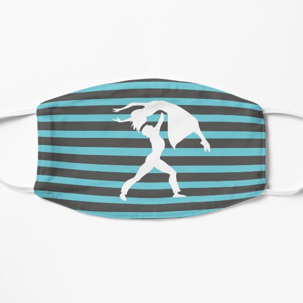 Stripped White Logo Char-Mar Dance Mask