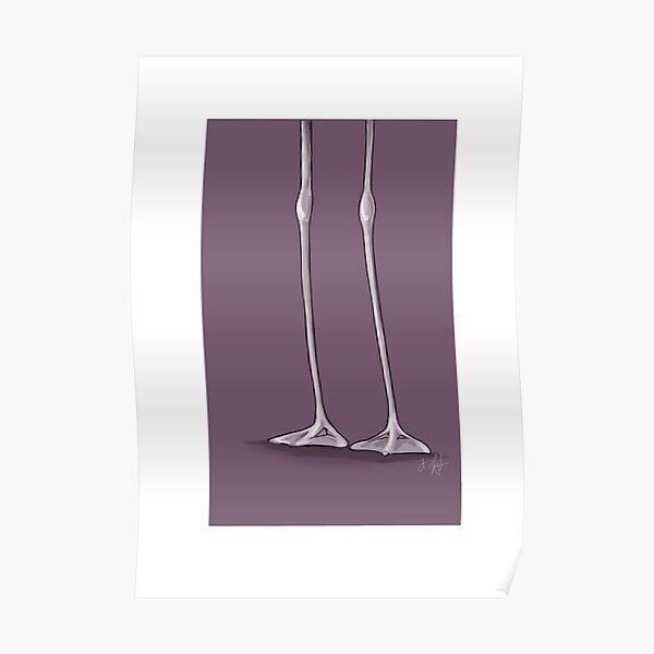 "Flamingo Legs" Poster by Red-Frost | Redbubble